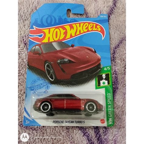Hot Wheels Porsche Taycan Turbo S Shopee Brasil