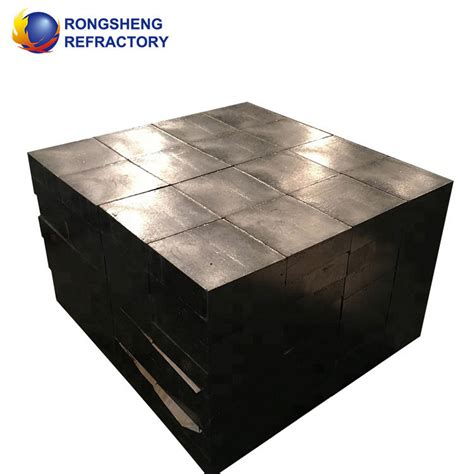 Eaf Steel Ladle Refractory Magnesia Carbon Brick For Copper Smelting