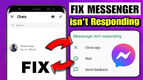 How To Fix Messenger Is Not Responding Problem Messenger Isnt