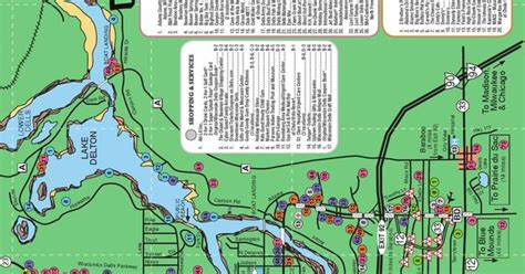 Wisconsin Dells Map Of Area