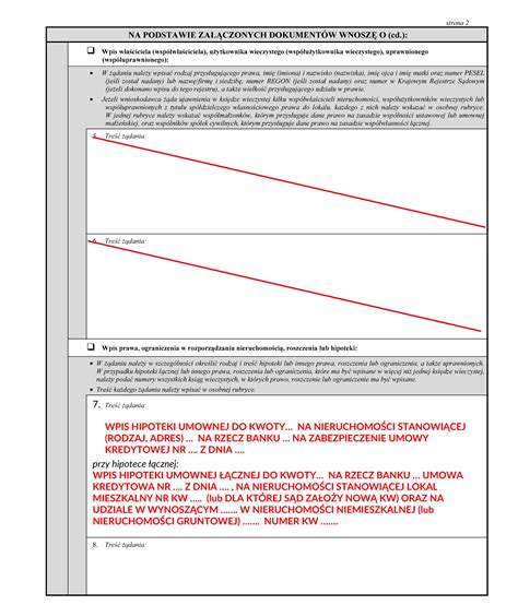Jak Wpisa Hipotek W Kw Nieruchomo Ci Bo Ena Myszczyszyn