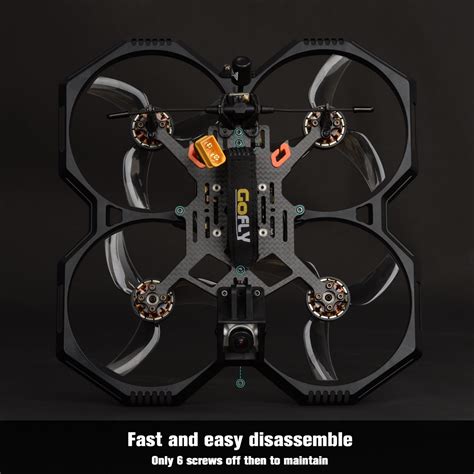 Hex Fpv Cinematic Drone Bnf Pnp Gofly Rc