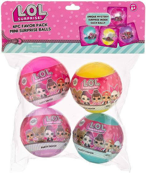 Lol Surprise Party Favor Mini Surprise Mystery 4 Pack