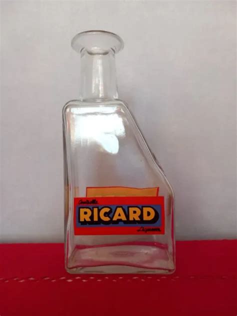 Ancienne Carafe Publicitaire Anisette Ricard Ann Es Vintage