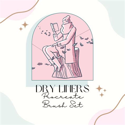 Dry Liners Procreate Brush Set MasterBundles