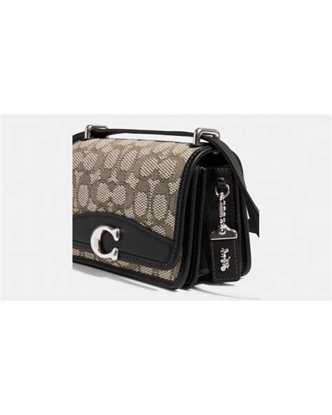 Coach Bandit Crossbody In Signature Textile Jacquard In Black Lyst Uk