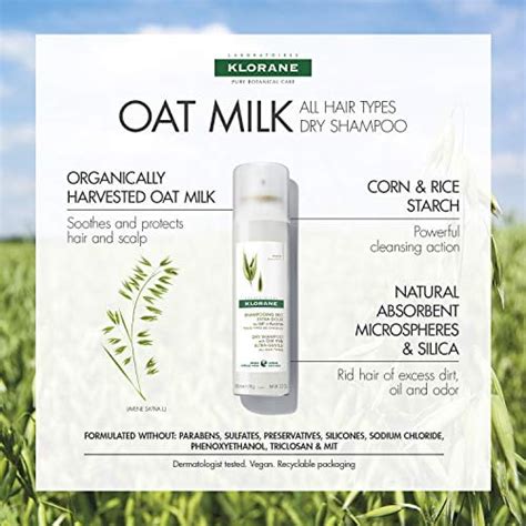 Klorane Dry Shampoo With Oat Milk Ultra Gentle All Hair Types No