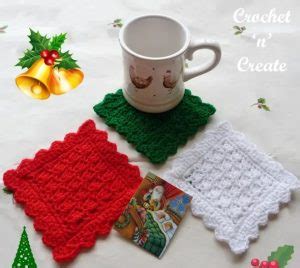 Free Crochet Christmas Coaster Patterns