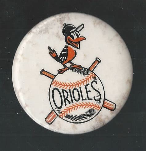 Lot Detail Baltimore Orioles Rare Original Bird Logo Pinback