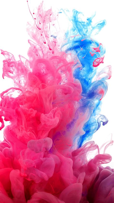 TAP AND GET THE FREE APP Abstract Red And Blue Smoke White