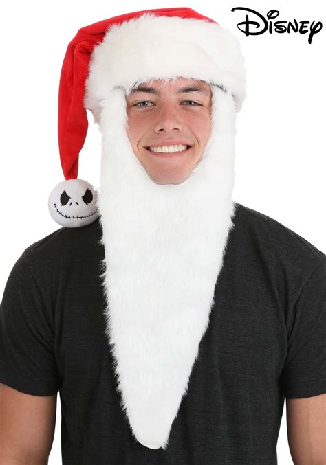 Jack Skellington Nightmare Before Christmas Santa Hat