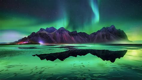 Aurora Borealis Iceland Northern Lights HD Travel Wallpapers | HD Wallpapers | ID #89307