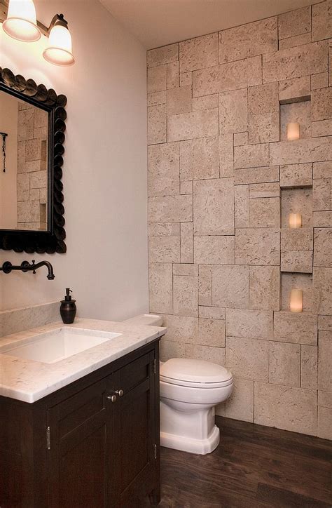 30 Exquisite and Inspired Bathrooms with Stone Walls