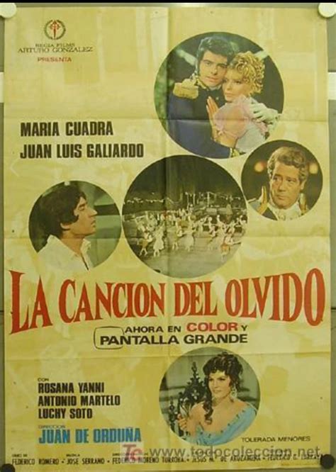 La canción del olvido Película 1969 Cine