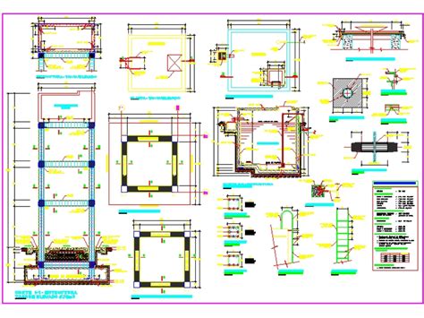 Tanque Elevado Y Cisterna En AutoCAD Descargar CAD 203 37 KB