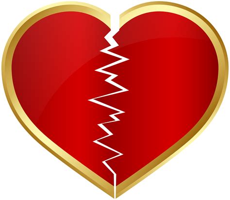 Broken Heart Transparent Background