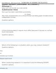 Achieving Academic Excellence Exam 4 Docx Quiz Submissions 04