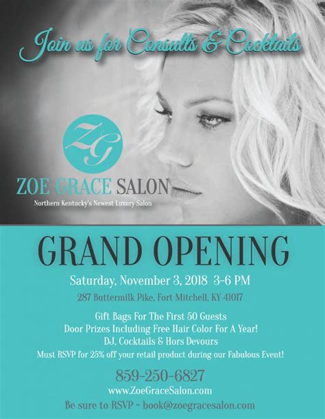 Cincinnati / Northern KY Newest Luxury Salon | Zoe Grace Salon & Med Spa