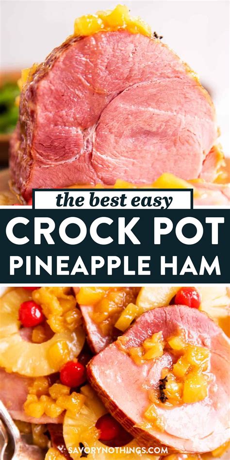 Crock Pot Brown Sugar Pineapple Ham Artofit