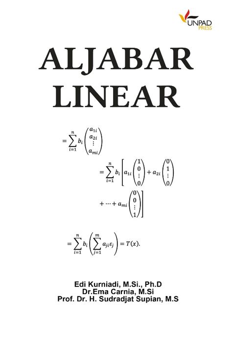 Aljabar Linear – Toko Buku Unpad Press