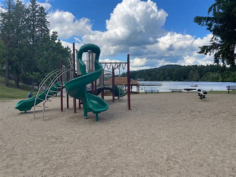 The Playground Next To Mirror Lake In Lake Placid Ny Capital District Moms