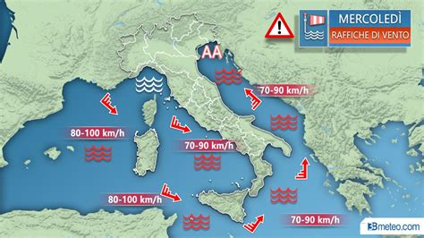 Meteo Attenzione Ai Venti Ancora Forti Nei Prossimi Giorni Mappe