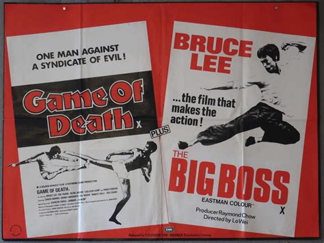 Game of Death / Big Boss Original Movie Poster UK quad 40"x30" - Simon.Dwyer - a fast and simple ...