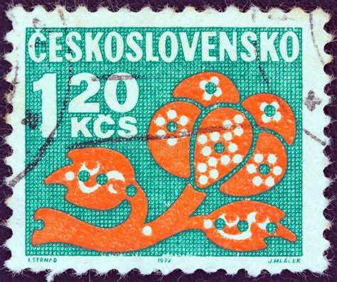 Czechoslovakia Circa A Stamp Printed In Czechoslovakia Shows A