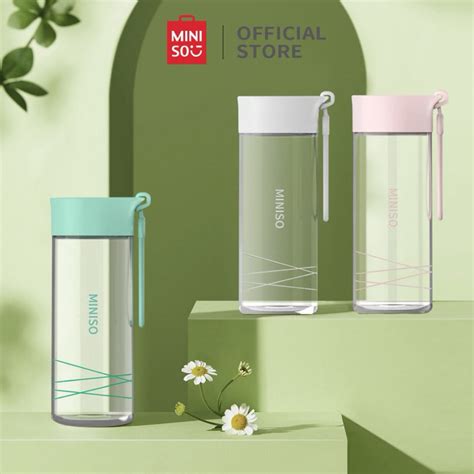 Jual Glass Bottle Miniso Ml Tumbler Miniso Botol Minum Miniso