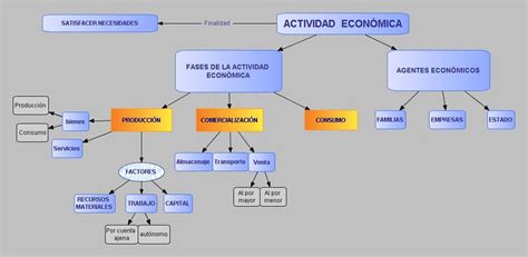 Mapa Conceptual Como Estan Divididas Las Actividades Economicas Images