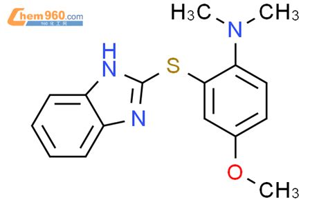 112951 88 9 Benzenamine 2 1H Benzimidazol 2 Ylthio 4 Methoxy N N