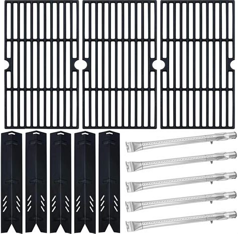 Grill Cooking Grates Burners Heat Plates Replacement Kit For Dyna Glo Dgf510sbp Ebay