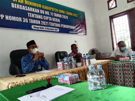 Dewan Pengupahan Lamandau Adakan Rapat Pembahasan Usulan Penetapan UMK