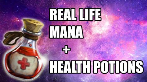 Real Health And Mana Potions Youtube