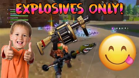 New High Explosives Game Mode Fortnite Battle Royal Youtube