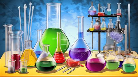 Science Laboratory Table Top Background, Flash Game, Chemistry Tools ...