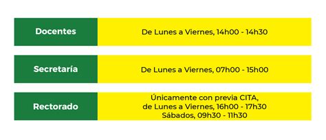 Horarios de Atención LAGEA