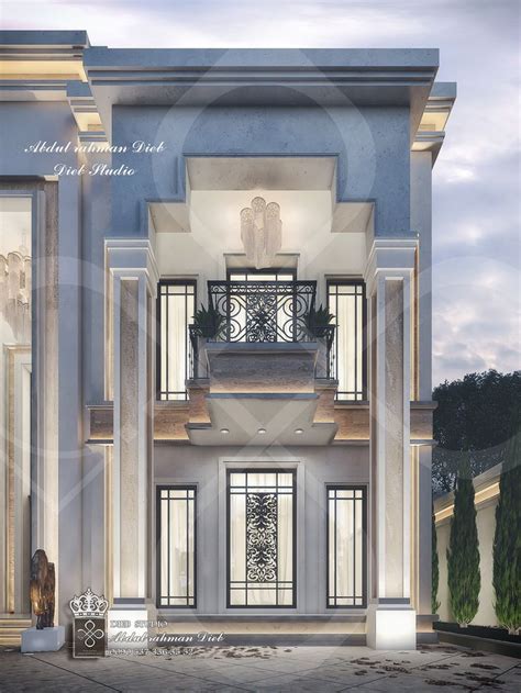 Luxury New Classic Villa On Behance Classic House Design New Classic