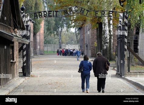 Auschwitz Birkenau Visitor Stockfotos Und Bilder Kaufen Alamy