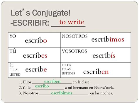 Ppt Objectivos To Recognize Verbs In Spanish To Conjugate Regular Hot Sex Picture