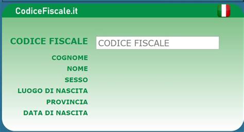 Codice Fiscale Inverso Trovare Nome Cognome Altri Dati Con Codice Fiscale