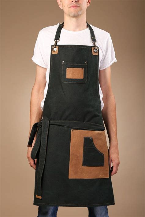 Custom Made Apron Barista Handmade Craft Fancy Personalised