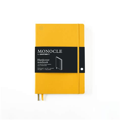 Notizbuch B Monocle Hardcover Nummerierte Seiten Yellow Dotted