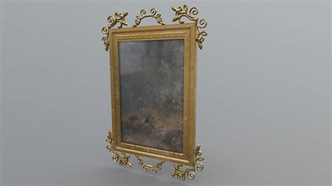 Old Mirror Buy Royalty Free 3d Model By Sousinho 8750ca4