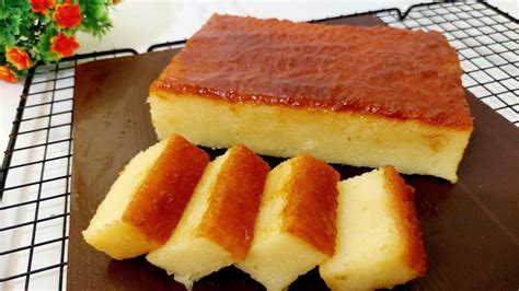 Resep Kue Singkong Karamel Cassava Cake Youtube