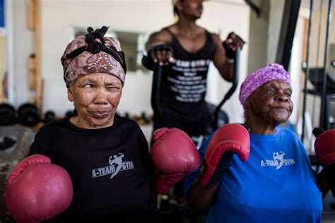 In Pictures South Africas Boxing Grannies Pack Quite A Punch