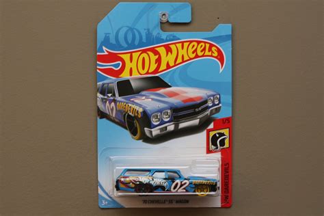 Hot Wheels 2018 HW Daredevils 70 Chevelle SS Wagon Blue