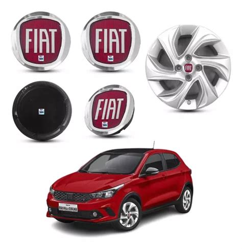 4 Calotinhas Fiat Argo Miolo Tampinha 49mm Roda Liga Leve MercadoLivre