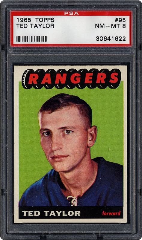 Auction Prices Realized Hockey Cards 1965 Topps Ted Taylor