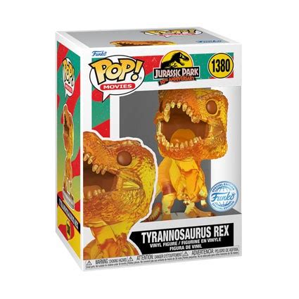 Figurine Funko Pop Ambre Jurassic Park Me Anniversaire Tyrannosa